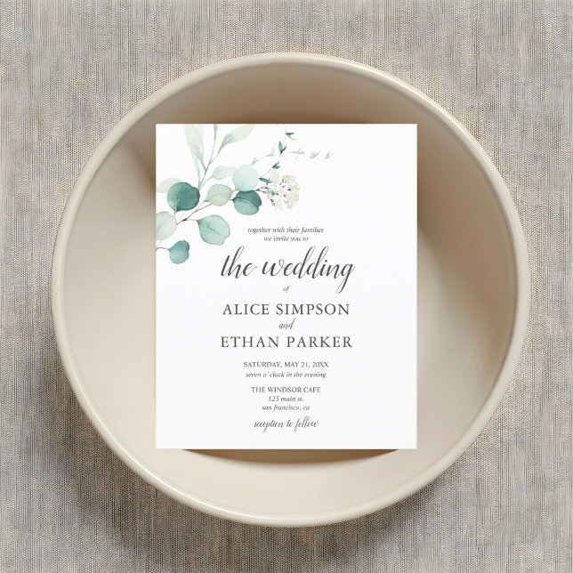 Budget Boho Eucalyptus Leaves Wedding (Creator Uploaded)