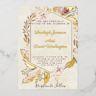 Budget Boho feathers wedding 