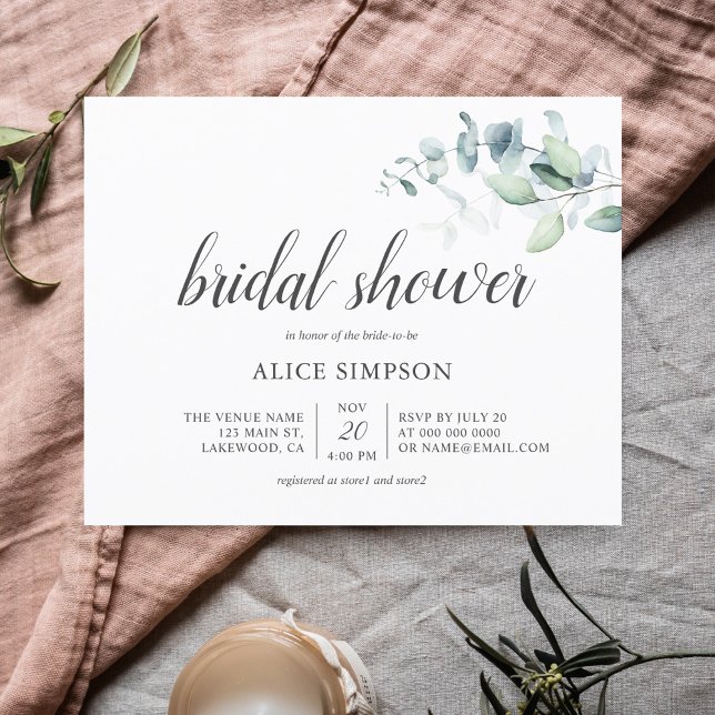 Budget Boho Greenery Eucalyptus Bridal Shower (Creator Uploaded)
