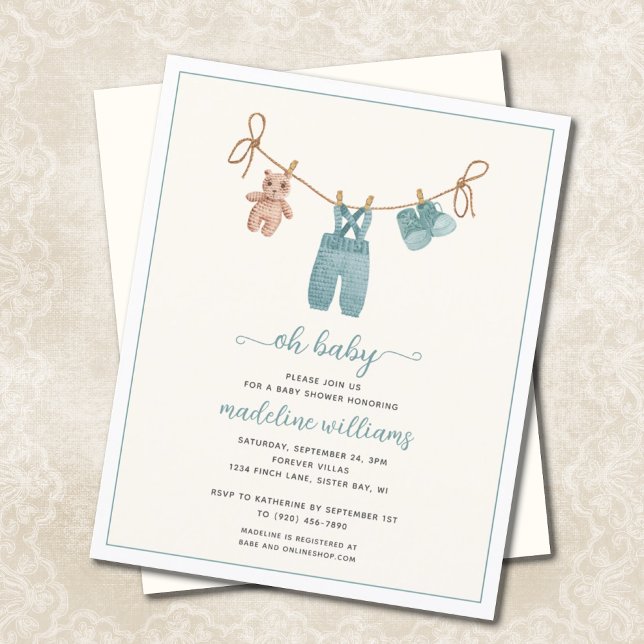 BUDGET BOHO Watercolor Baby Clothes Baby Shower  (Creator Uploaded)