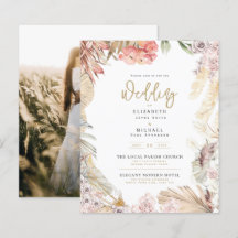 BUDGET BOHO Wedding Invite Digital Download