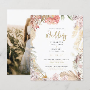 BUDGET BOHO Wedding Invite Digital Download