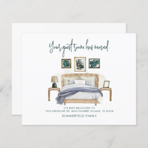 Budget Boho We've Moved Moving Announcement
