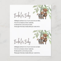 Budget Books for Baby Cow Greenery Centre Cut