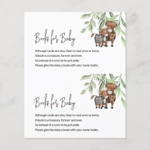 Budget Books for Baby Cow Greenery Centre Cut