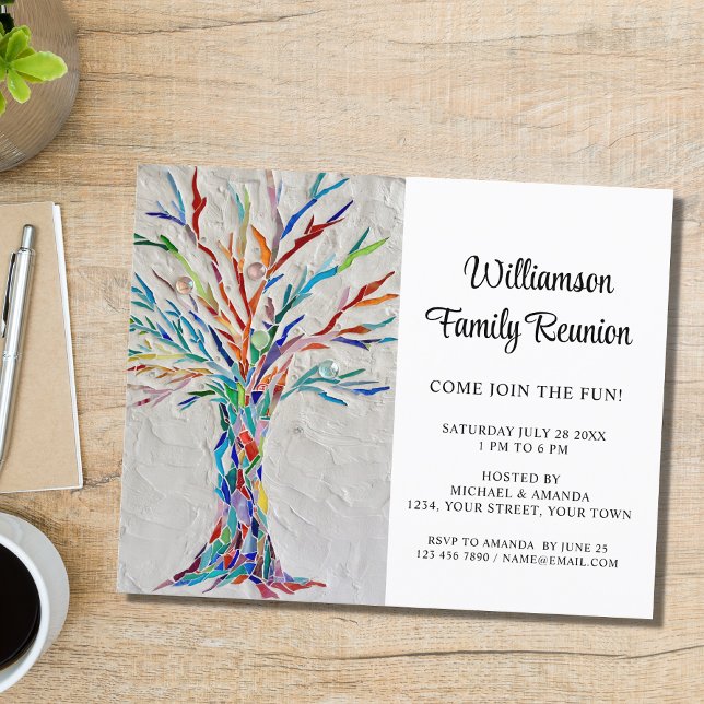 Budget Botanical Family Reunion Invitation (Creator Uploaded)