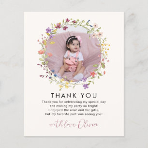 Budget  Botanical Wildflower 1st Birthday Party