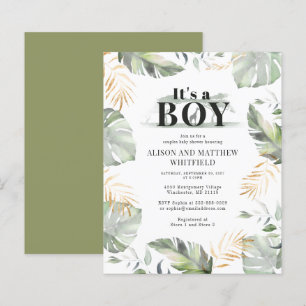 Budget Boy Jungle Safari Giraffe Baby Shower