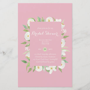 BUDGET Bridal Shower Invitations Custom Colours