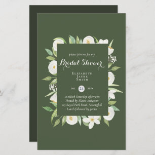 BUDGET Bridal Shower Invitations Custom Colours
