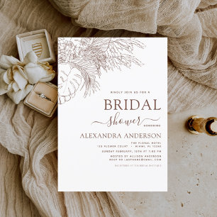 Budget Bridal Shower Minimalist Pampas Grass 