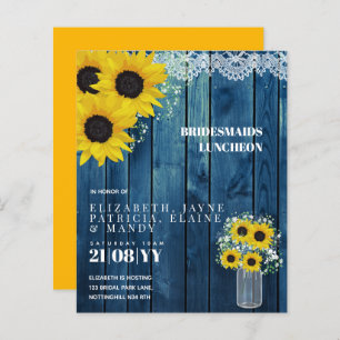 BUDGET Bridesmaids Luncheon Brunch Lunch Floral