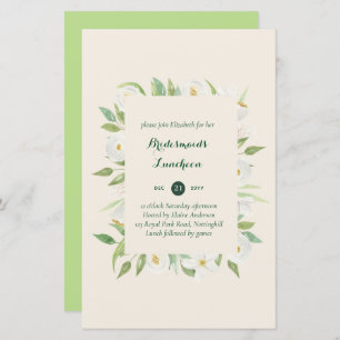 BUDGET Bridesmaids Luncheon Brunch Lunch Floral