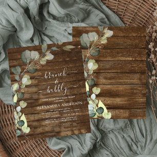 Budget Brunch & Bubbly Bridal Shower Eucalyptus