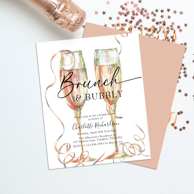 Budget Brunch & Bubbly Champagne Bridal Shower (Creator Uploaded)