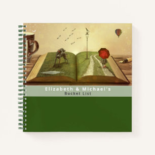BUDGET Bucket List Couples Adventure Keepsake Notebook