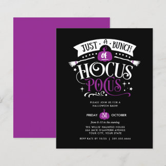 BUDGET Bunch of Hocus Pocus Halloween Bash Party