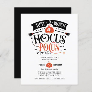 BUDGET Bunch of Hocus Pocus Halloween Bash Party