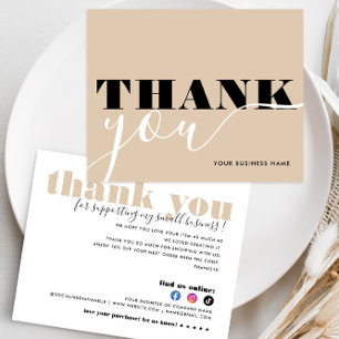 Budget Business Thank You For Your Purchase Order