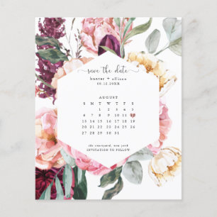 Budget Calendar Save the Date Annabeth Flyer