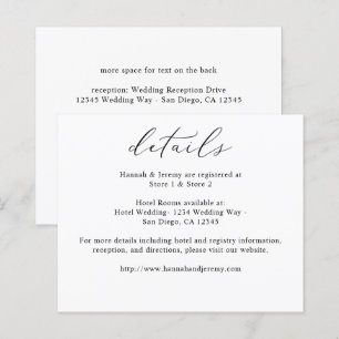 Budget Calligraphy Black & White Details