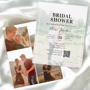 Budget Calligraphy QR Code Bridal Shower
