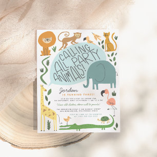 Budget Calling All Party Animals Birthday Party