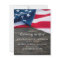 Budget Celebration Of Life Patriotic US Flag Invit