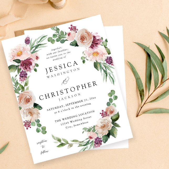 Budget Champagne & Pink Floral Wedding 2 (Creator Uploaded)