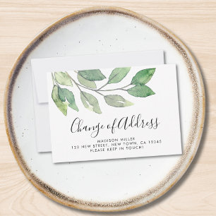  Budget Change of Address Moving Announcement Card