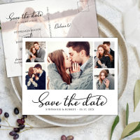 Budget Chic 5 Photo Collage Wedding Save The Date
