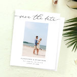 Budget Chic Stylish Mod Photo Save the Date 3<br><div class="desc">Just add your photo and you'll have a simple, minimalist, chic, and unique Photo Save the Date with a white background. Get this Save the Date in several colours. It's great for Spring Weddings, Summer Weddings, Beach Weddings, Boho Weddings, Fall Weddings, Rustic Weddings, Winter Weddings & More. Forget the extremely...</div>