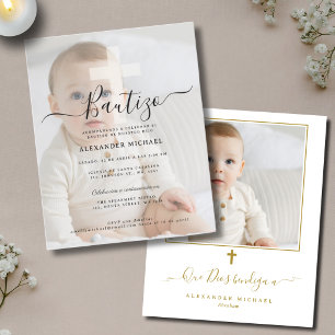 Budget Christian Baptism Bautizo Photo Gold Cross
