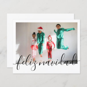 BUDGET Christmas Feliz Navidad Typography Photo