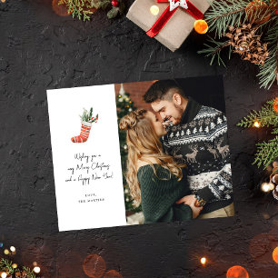 Budget Christmas Stocking Note Photo Christmas Flyer