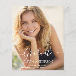 Budget Class of 2021 Photo Graduation Flyer