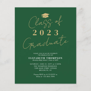 Budget Class of 2023 Green Gold Graduation Party