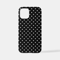 Budget Classic Black and White Polka Dot Pattern