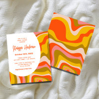 Budget Colourful Curvy Wavy Groovy Bridal Shower