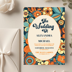 Budget Colourful Modern Groovy Retro 70s Floral We Flyer