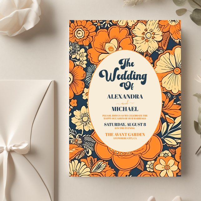 Budget Colourful Modern Groovy Retro 70s Floral We Flyer (Creator Uploaded)