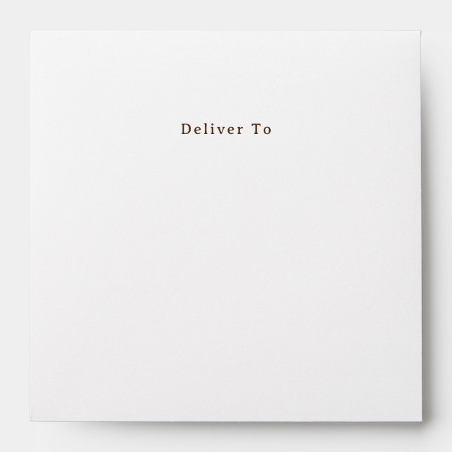 Budget Colourful Wildflower Floral Watercolor Envelope (Front)