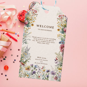 Budget Colourful Wildflower Floral Watercolor Gift Tags