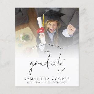 Budget Congrats Graduate Photo Announcement