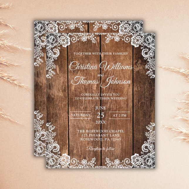 Budget Country Wedding Invitation (Creator Uploaded)