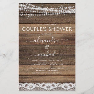 Budget Couple's Shower Rustic Farmhouse