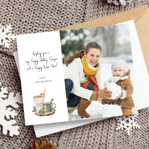 Budget Cozy Holiday Note Photo Holiday