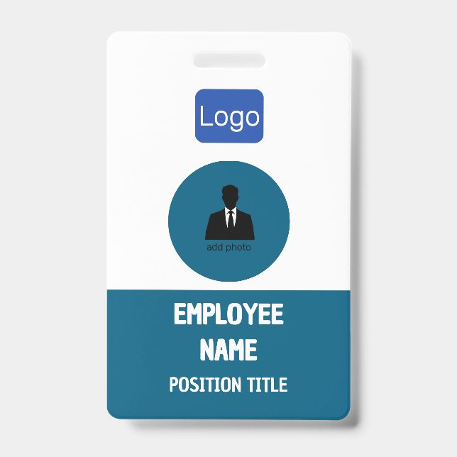 BUDGET CUSTOMIZE YOUR EMPLOYEE  ID BADGE (Front)