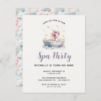 Budget Cute Pastel Pony Spa Day Kid Birthday Party