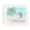 Budget Cute Penguin on Beach Holiday Moving Card
